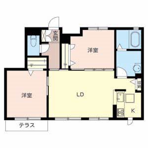 大阪府東大阪市西堤本通西３丁目8-4 間取り