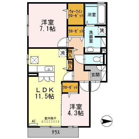 D-room青山 間取り