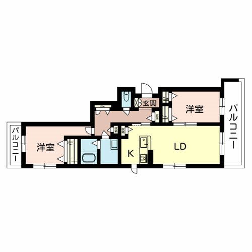 グランドゥール布施 間取り