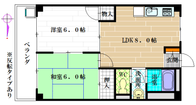ストークマンション八尾  間取り