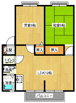 サンビレッジ八尾 間取り