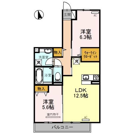 モンクレール青山 間取り