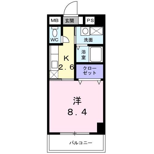 ベル フルール エヌ・エス 間取り