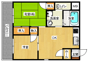 ピアパーク佐堂2 間取り