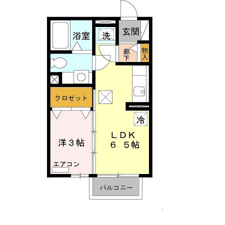 アクアコート  間取り