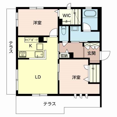 シャーメゾン　扇 間取り