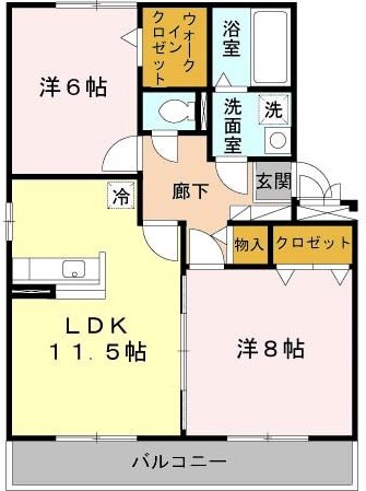 クレール萱振 間取り