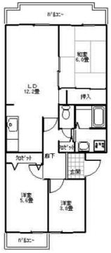 ヴィラ赤とんぼ  間取り