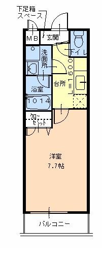 フジパレス パルトネールさとのⅠ番館 間取り