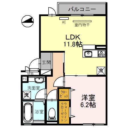 アムール久宝寺 間取り