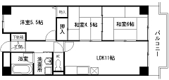 ハイグレード志紀 間取り