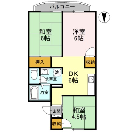 光陽ハイツ 間取り