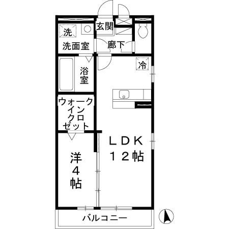 パークサイド渋川 間取り