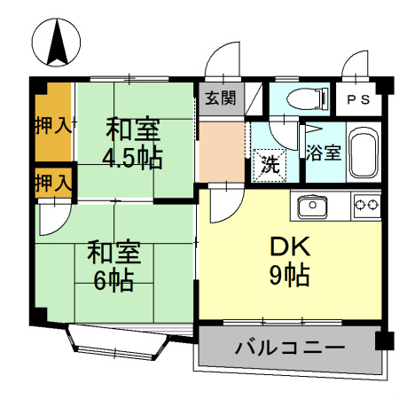 レジデンスタカラ 間取り