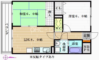 イーストナガレ 間取り