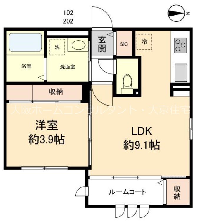 珊瑚 間取り