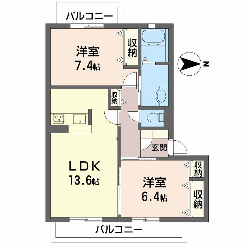 シャーメゾン　ヴェルデ　パティオ　Ｂ棟  間取り