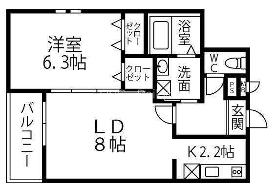 Solarc VitaⅡ(ソラーク ヴィータツー） 間取り