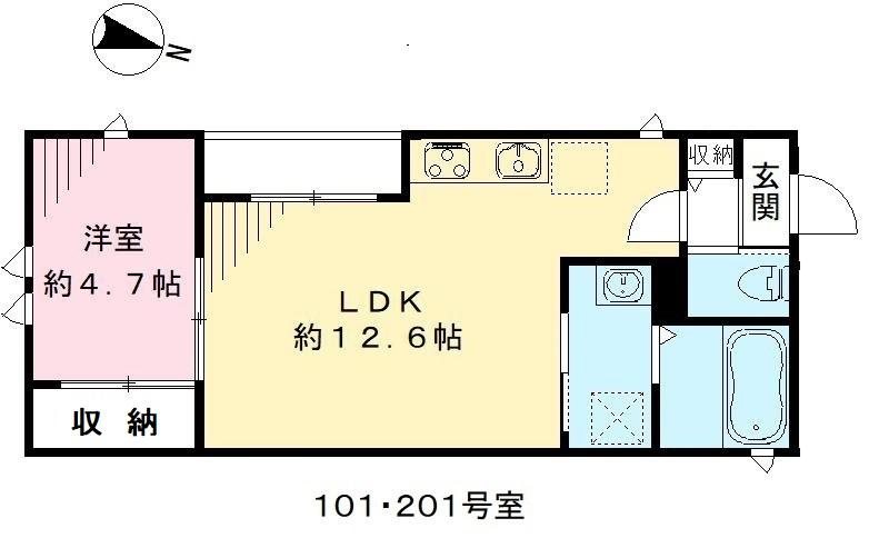 Ｃｈａｒｍｅ　Ｌａｃｉｎｅ 間取り