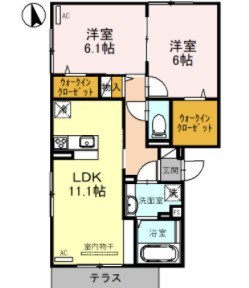 フォレスト　フィールドⅡ 間取り