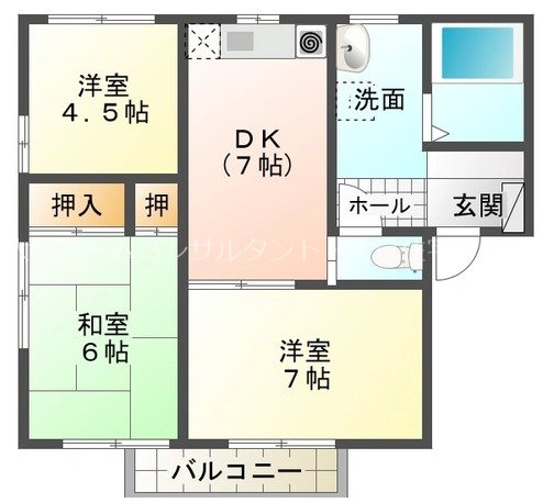 リバーハイツ 間取り