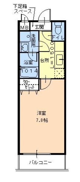 フジパレス光南町Ⅱ番館 間取り