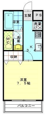 エクレール上小阪 間取り