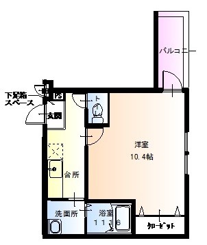フジパレス長原Ⅰ 間取り
