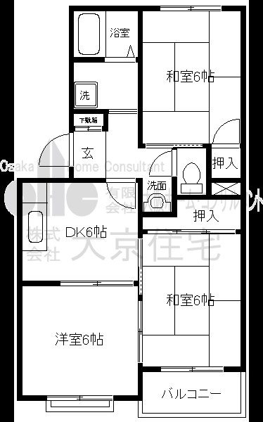 ハイツリヴァアベニュー 間取り