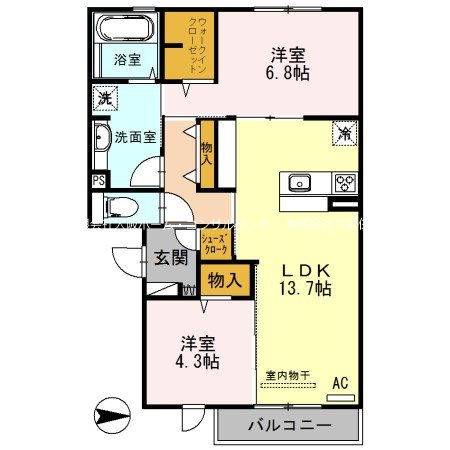 セクレール北本町 間取り