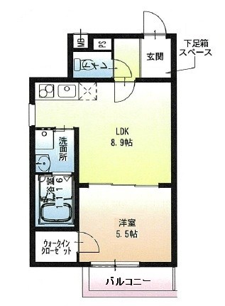フジパレス若江岩田ノース 間取り