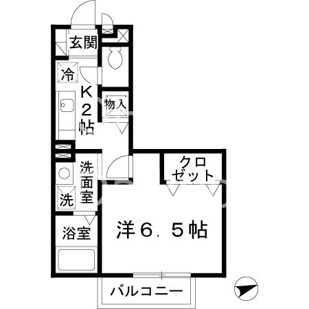 ルピナス  間取り