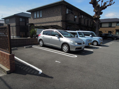 ルピナス  駐車場