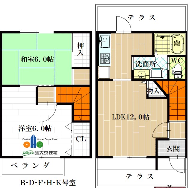 M･ROSEST 間取り