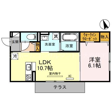 ラフィーネ八尾東 間取り