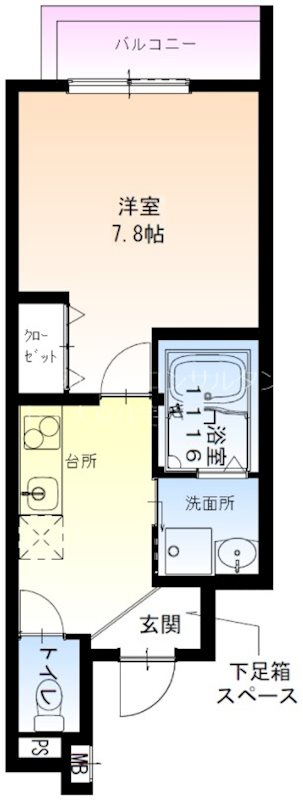 フジパレス岩田町ノース 間取り