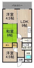 カーサフィオーレ壱番館 間取り
