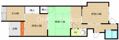 南本町4丁目平屋 間取り