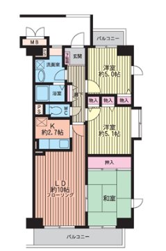 アディーレ八尾 間取り