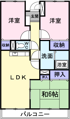 ジャンピュールⅠ番館 間取り