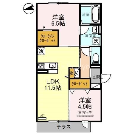 ボースウィングス竹渕東 間取り