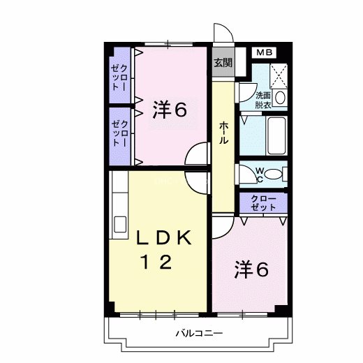 セゾン八尾東 間取り