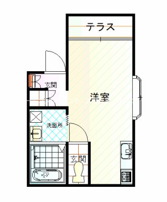 ハイツヤガミⅡ 間取り