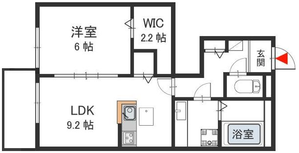 サン・メゾン　A棟 間取り