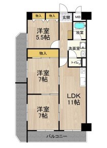 サンメゾン  間取り
