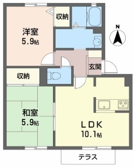 メゾン　サン 間取り