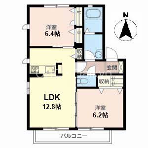 シャーメゾン小山  間取り