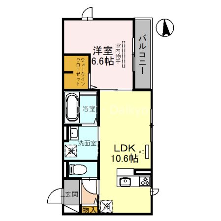 エクレール東太子  間取り