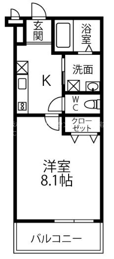 ベルドミール末広七番館 間取り