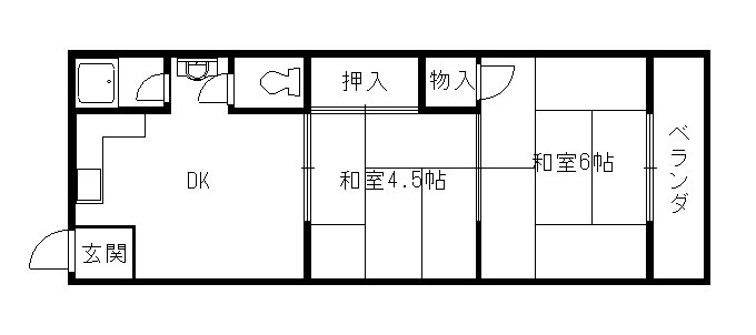 森川ハイツ 間取り